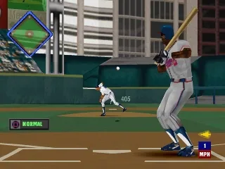 MLB '98 gameplay screenshot on PS1