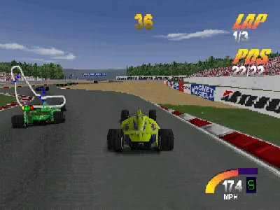 Monaco Grand Prix: Racing Simulation 2 gameplay screenshot on PS1