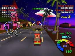 Motor Toon Grand Prix 2 gameplay screenshot on PS1