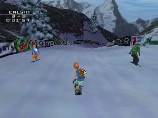 MTV Sports: Snowboarding gameplay screenshot on PS1