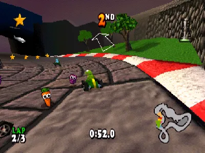 Muppet RaceMania gameplay screenshot on PS1