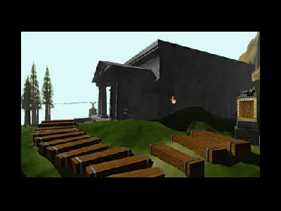 Myst gameplay screenshot on PS1
