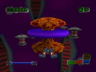 NanoTek Warrior gameplay screenshot on PS1
