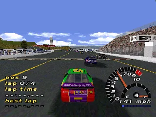 NASCAR 2000 gameplay screenshot on PS1