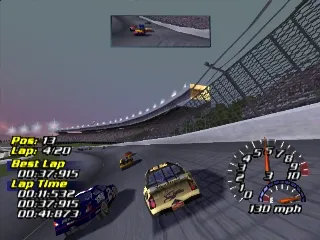 NASCAR 2001 gameplay screenshot on PS1
