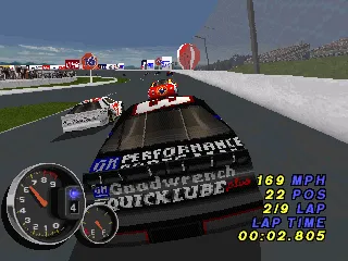 NASCAR 99 gameplay screenshot on PS1