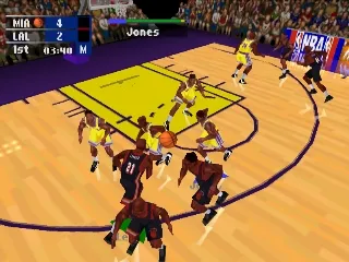 NBA Fastbreak '98 gameplay screenshot on PS1