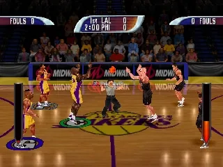 NBA Hoopz gameplay screenshot on PS1