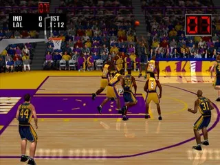 NBA Live 2001 gameplay screenshot on PS1