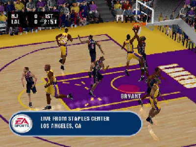NBA Live 2003 gameplay screenshot on PS1