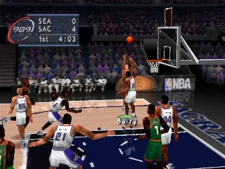 NBA ShootOut 2001 gameplay screenshot on PS1