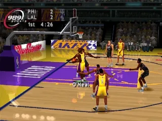 NBA ShootOut 2002 gameplay screenshot on PS1