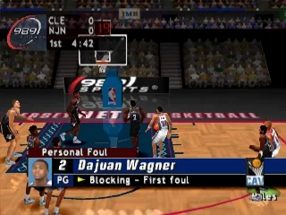 NBA ShootOut 2003 gameplay screenshot on PS1