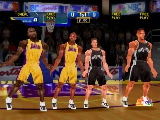 NBA Showtime: NBA on NBC gameplay screenshot on PS1