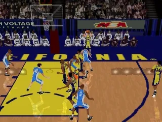 NCAA Basketball Final Four '97 gameplay screenshot on PS1