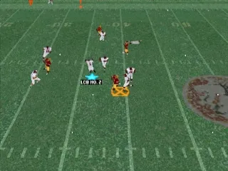 NCAA Football 2001 gameplay screenshot on PS1