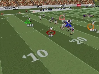 NCAA Gamebreaker 98 gameplay screenshot on PS1