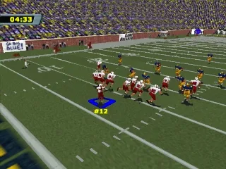 NCAA GameBreaker 99 gameplay screenshot on PS1