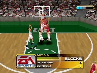 NCAA March Madness 2000 gameplay screenshot on PS1