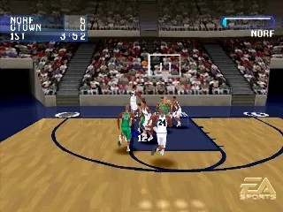 NCAA March Madness 2001 gameplay screenshot on PS1