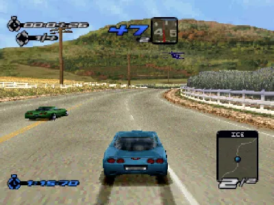 Need for Speed III: Hot Pursuit gameplay screenshot on PS1
