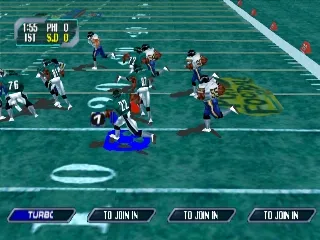 NFL Blitz 2000 gameplay screenshot on PS1