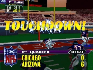 NFL Blitz gameplay screenshot on PS1