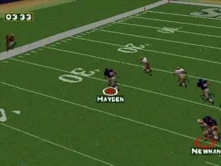NFL GameDay 97 gameplay screenshot on PS1