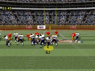 NFL GameDay gameplay screenshot on PS1