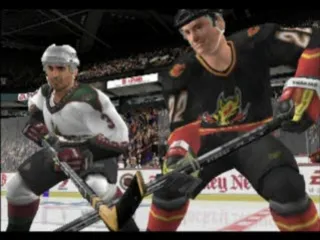 NHL 2001 gameplay screenshot on PS1