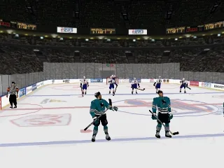NHL 98 gameplay screenshot on PS1