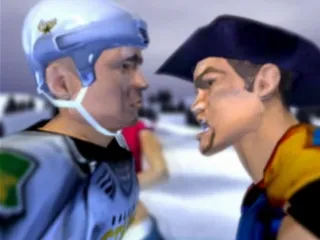 NHL Rock the Rink gameplay screenshot on PS1