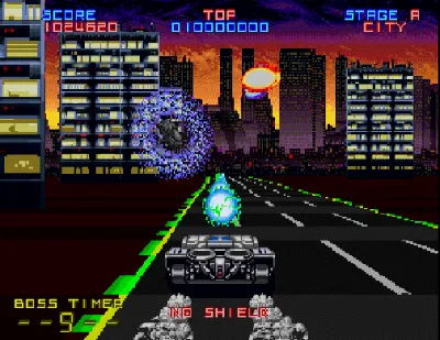 Night Striker gameplay screenshot on PS1
