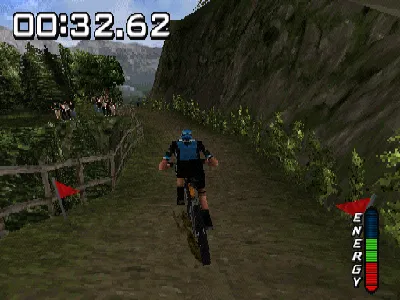 No Fear Downhill Mountain Biking gameplay screenshot on PS1