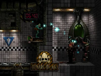 Oddworld: Abe's Exoddus gameplay screenshot on PS1