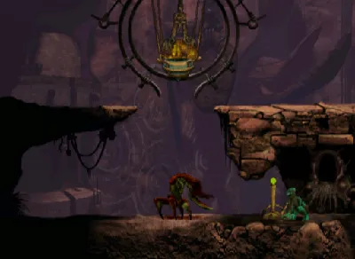 Oddworld: Abe's Oddysee gameplay screenshot on PS1