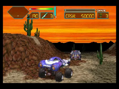 Off-World Interceptor gameplay screenshot on PS1
