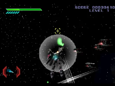 Omega Boost gameplay screenshot on PS1