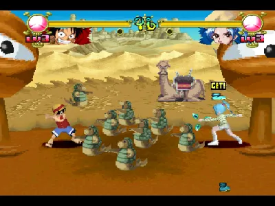 One Piece: Grand Battle! 2 gameplay screenshot on PS1