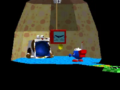 Pet in TV gameplay screenshot on PS1