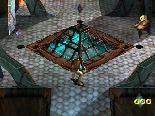 Pitfall 3D: Beyond the Jungle gameplay screenshot on PS1