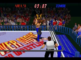 Power Move Pro Wrestling gameplay screenshot on PS1