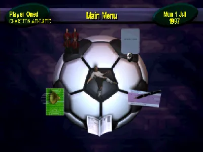 Premier Manager 98 gameplay screenshot on PS1