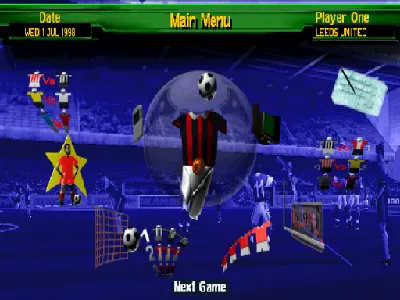 Premier Manager: Ninety Nine gameplay screenshot on PS1