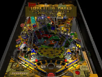 Pro Pinball: Big Race USA gameplay screenshot on PS1