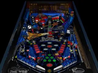 Pro Pinball: The Web gameplay screenshot on PS1