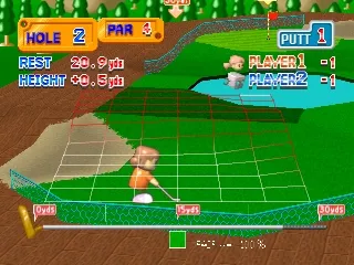 Putter Golf gameplay screenshot on PS1