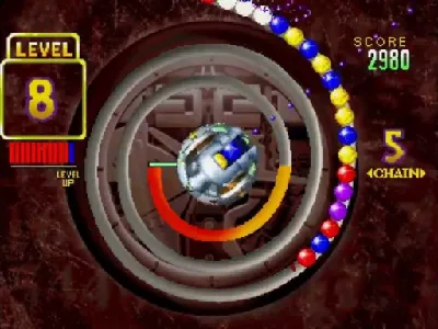 Puzz Loop gameplay screenshot on PS1