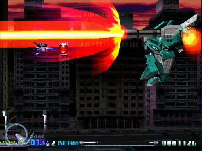 R-Type Delta gameplay screenshot on PS1