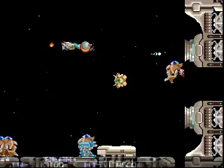 R-Types gameplay screenshot on PS1